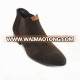 China Factory premium quality handmade brown(customized) men leather boots with finest cow suede leathers